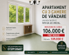 Fotografie cu dormitorul matrimonial a apartamentului de pe aleea Craiești Fotografie cu dormitorul matrimonial a apartamentului de pe aleea Craiești