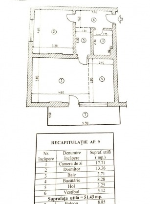 Fotografie 8 a unui apartament 2 camere în Valea Oltului, Drumul Taberei, București
